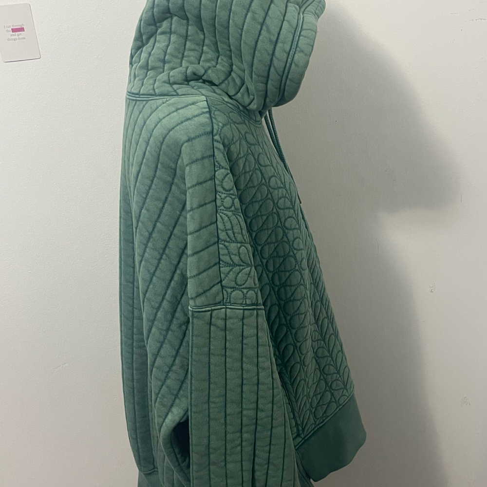 Free People Movement Sprint to the Finish Quilted Hoodie Size Small $198 - Picture 4 of 10